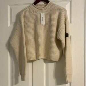 NWT Urban Outfitters White Knit Sweater